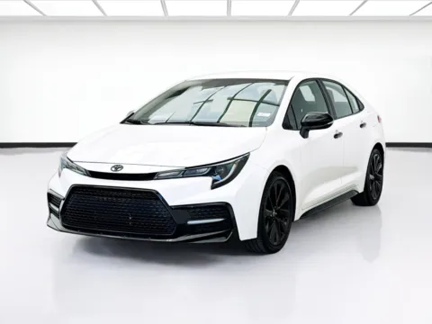 White 2021 Toyota Corolla SE Nightshade for sale in Bellflower, CA