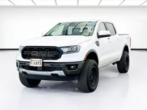 White 2019 Ford Ranger Lariat for sale in Bellflower, CA
