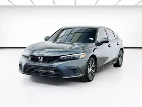 Gray 2024 Honda Civic Hatchback LX for sale in Bellflower, CA