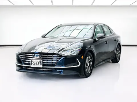Black 2021 Hyundai Sonata Hybrid Blue for sale in Bellflower, CA