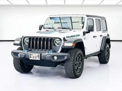 White 2022 Jeep Wrangler 4xe Unlimited Rubicon 4xe for sale in Bellflower, CA