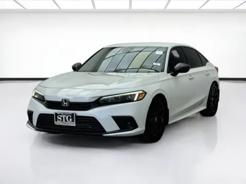 White 2023 Honda Civic Sedan Sport for sale in Bellflower, CA