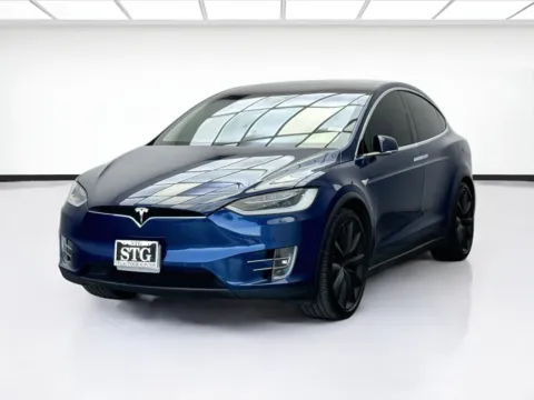 Blue 2019 Tesla Model X 100D for sale in Bellflower, CA