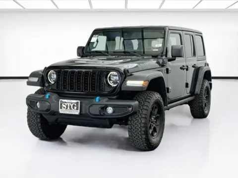 Black 2024 Jeep Wrangler 4xe Willys 4xe for sale in Bellflower, CA