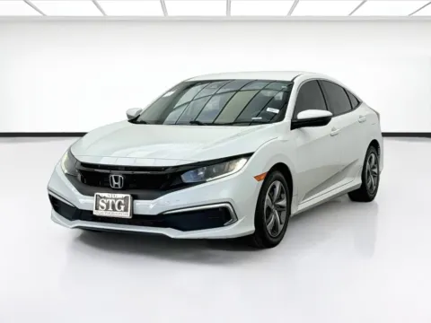 White 2019 Honda Civic Sedan LX for sale in Bellflower, CA