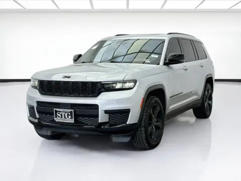 Silver 2022 Jeep Grand Cherokee L Altitude for sale in Bellflower, CA