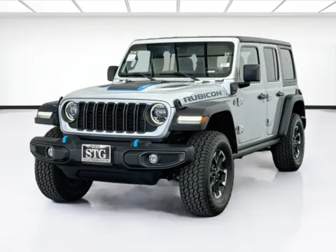 Silver 2024 Jeep Wrangler 4xe Rubicon 4xe for sale in Bellflower, CA