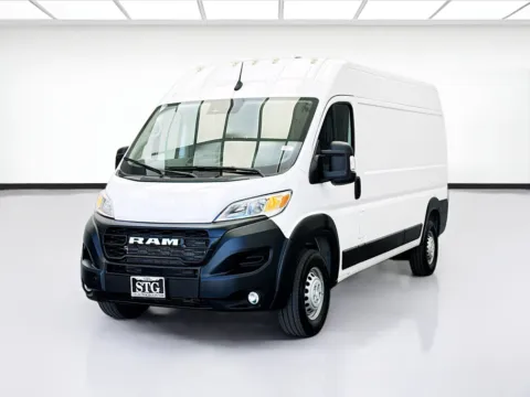 White 2025 Ram ProMaster Cargo Van High Roof for sale in Bellflower, CA