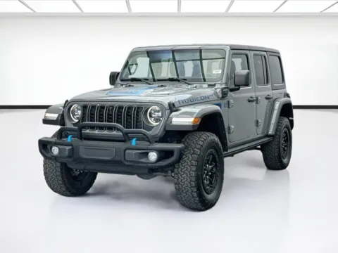 Gray 2023 Jeep Wrangler 4xe Rubicon 20th Anniversary Edition 4xe for sale in Bellflower, CA