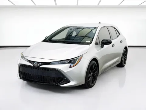 Silver 2022 Toyota Corolla Hatchback SE Nightshade Edition for sale in Bellflower, CA