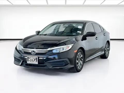 Black 2017 Honda Civic Sedan EX for sale in Bellflower, CA