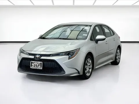 Silver 2021 Toyota Corolla LE for sale in Bellflower, CA