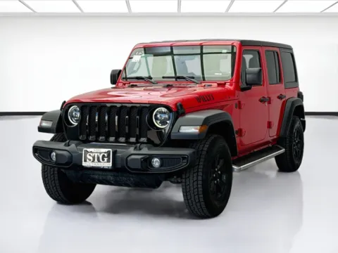 Red 2023 Jeep Wrangler Willys for sale in Bellflower, CA