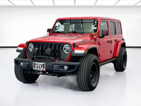 Red 2021 Jeep Wrangler Unlimited Rubicon for sale in Bellflower, CA