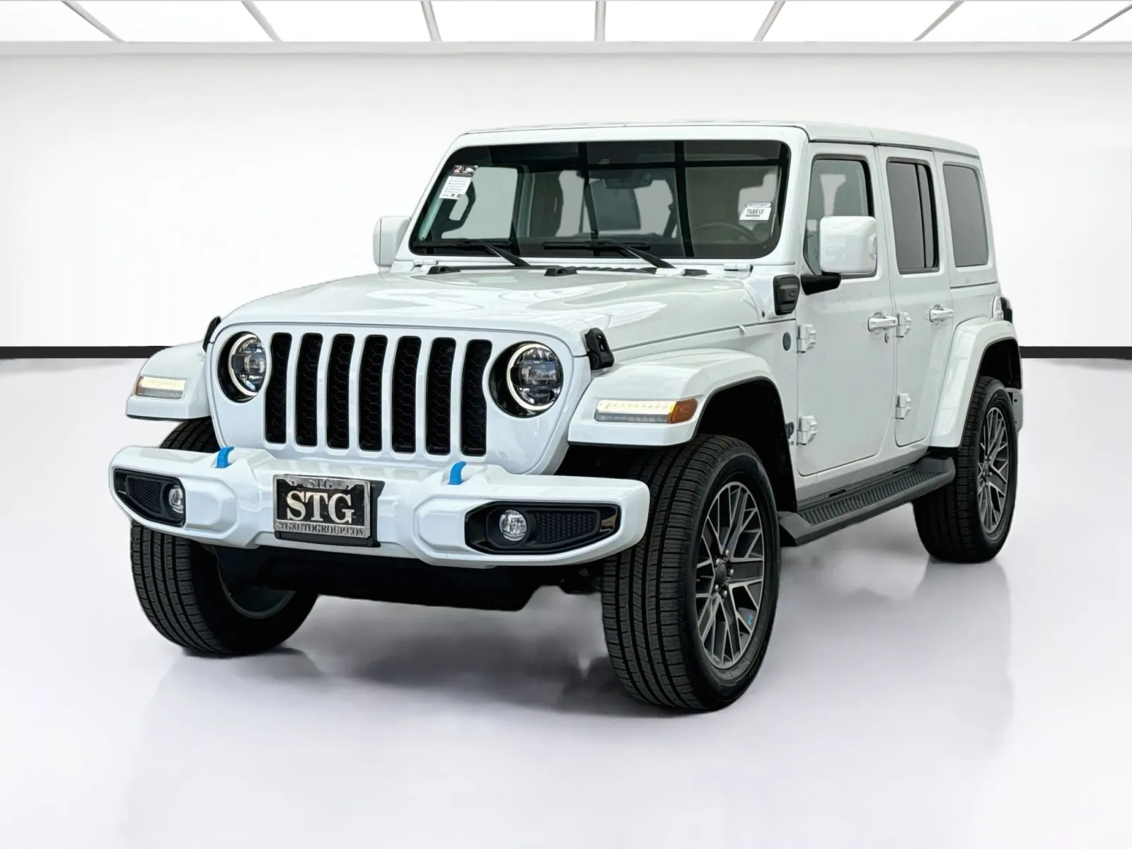 White 2023 Jeep Wrangler 4xe Sahara 4xe for sale in Bellflower, CA