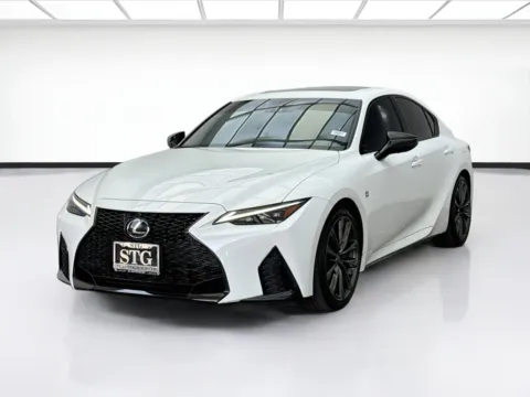 White 2025 Lexus IS 350 F SPORT NAVIGATION MOONROOF & INTUITIVE PARK A for sale in Bellflower, CA