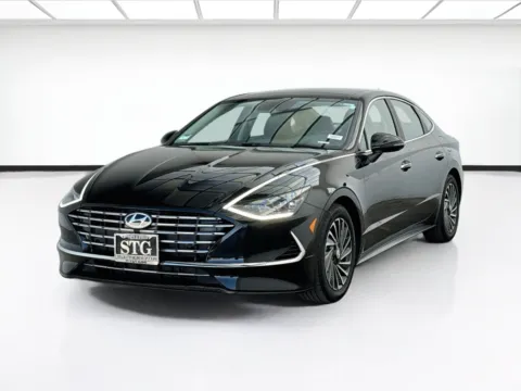 Black 2023 Hyundai Sonata Hybrid Limited for sale in Bellflower, CA