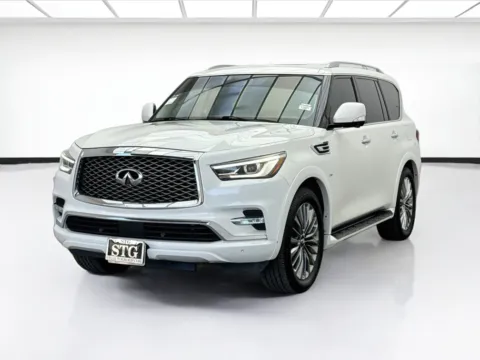 White 2019 INFINITI QX80 LUXE for sale in Bellflower, CA