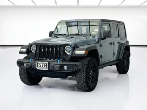Gray 2024 Jeep Wrangler 4xe Willys 4xe for sale in Bellflower, CA