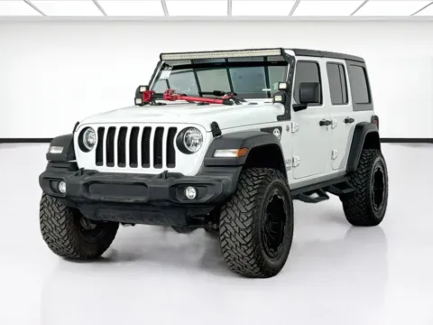 White 2021 Jeep Wrangler Unlimited Sport S for sale in Bellflower, CA