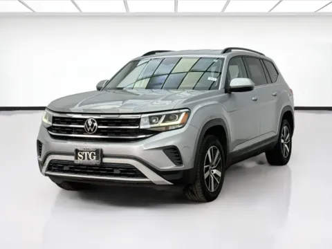 Silver 2021 Volkswagen Atlas 2.0T SE for sale in Bellflower, CA