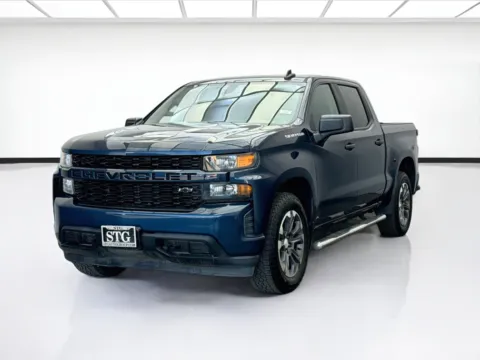 Blue 2020 Chevrolet Silverado 1500 Custom for sale in Bellflower, CA