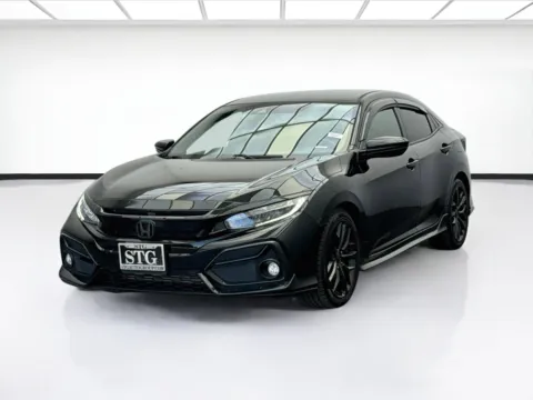 Black 2021 Honda Civic Hatchback Sport for sale in Bellflower, CA