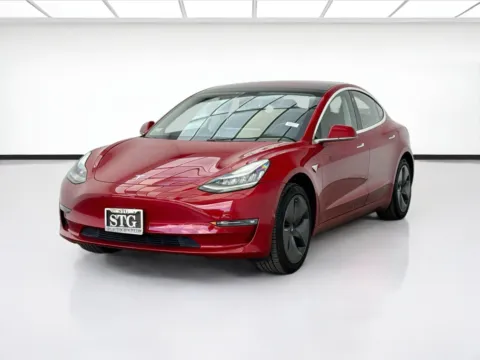Red 2018 Tesla Model 3 Mid Range for sale in Bellflower, CA