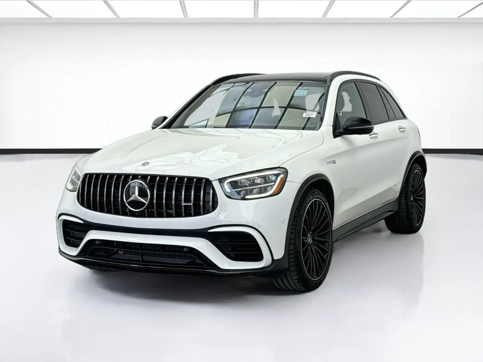 White 2021 Mercedes-Benz GLC 63 AMG 4MATIC for sale in Bellflower, CA