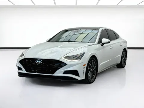 White 2020 Hyundai Sonata Limited for sale in Bellflower, CA