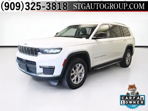 White 2021 Jeep Grand Cherokee L Limited for sale in Bellflower, CA