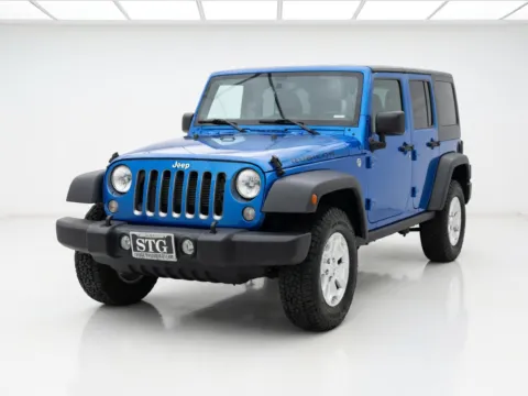 Blue 2015 Jeep Wrangler Unlimited Rubicon for sale in Bellflower, CA