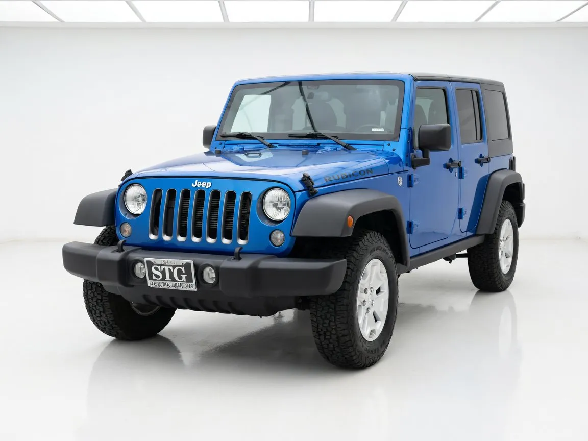 Blue 2015 Jeep Wrangler Unlimited Rubicon for sale in Bellflower, CA