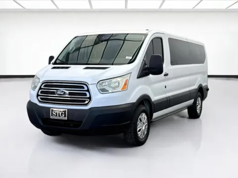 White 2016 Ford Transit Wagon XLT for sale in Bellflower, CA