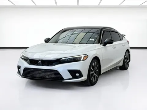 White 2024 Honda Civic Hatchback EX-L for sale in Bellflower, CA