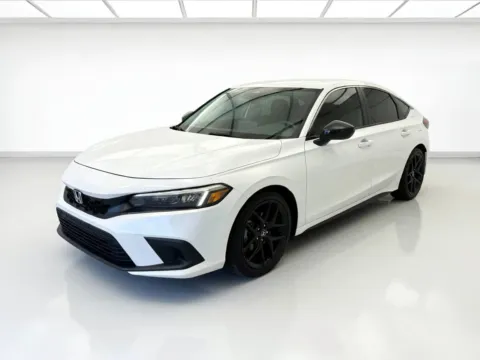 White 2024 Honda Civic Hatchback Sport for sale in Bellflower, CA