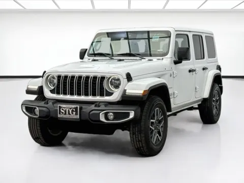 White 2024 Jeep Wrangler Sahara for sale in Bellflower, CA