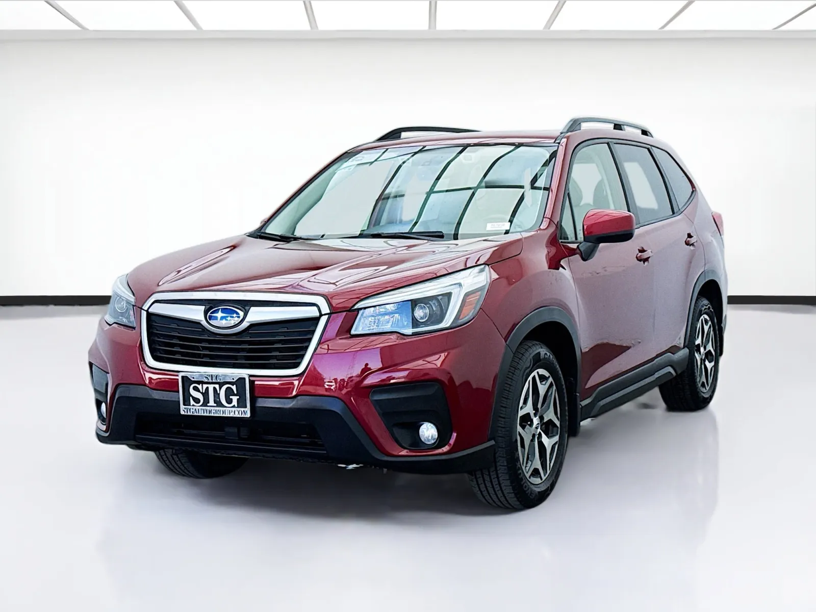 Red 2021 Subaru Forester Premium for sale in Bellflower, CA