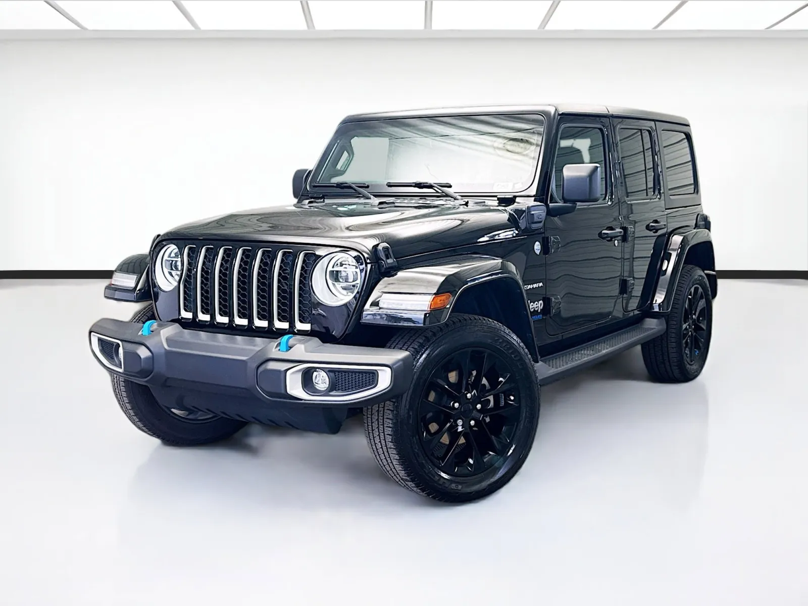 Black 2022 Jeep Wrangler 4xe Unlimited Sahara 4xe for sale in Bellflower, CA