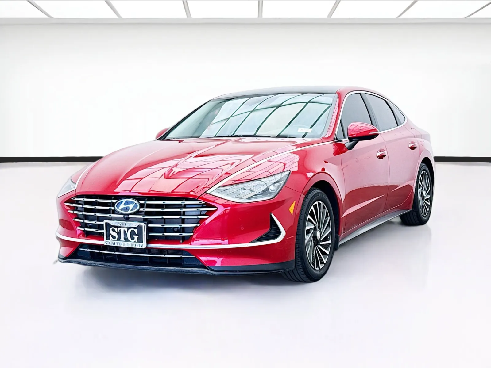 Red 2020 Hyundai Sonata Hybrid Limited for sale in Bellflower, CA