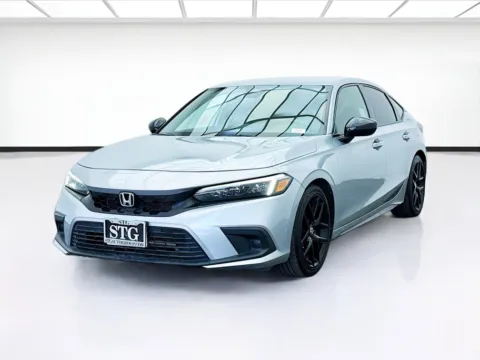 Silver 2023 Honda Civic Hatchback Sport for sale in Bellflower, CA