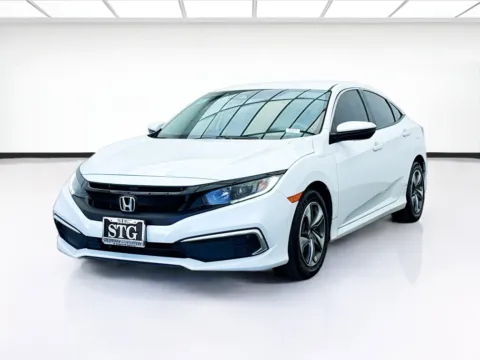 Beige 2020 Honda Civic Sedan LX for sale in Bellflower, CA