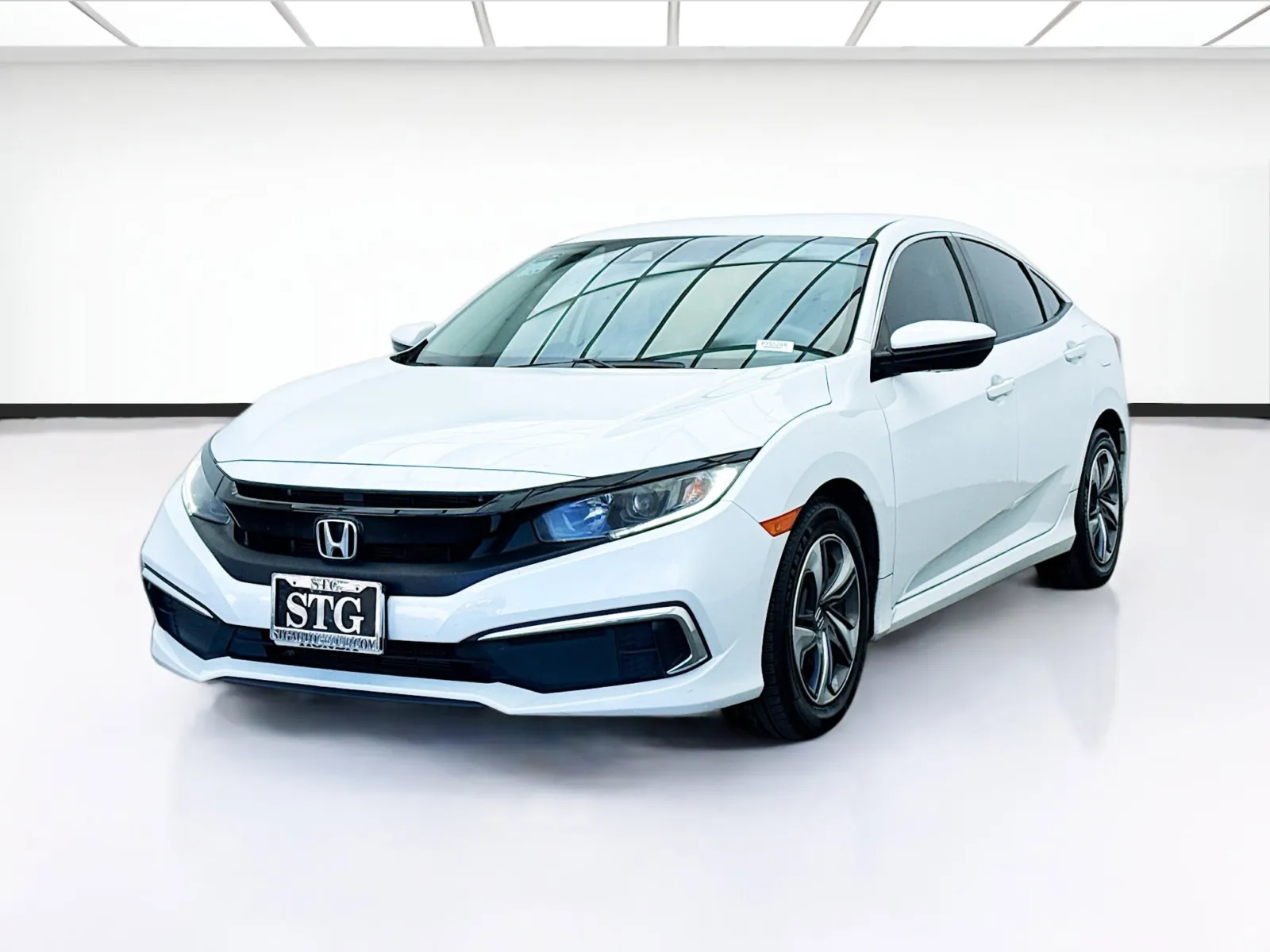 Beige 2020 Honda Civic Sedan LX for sale in Bellflower, CA