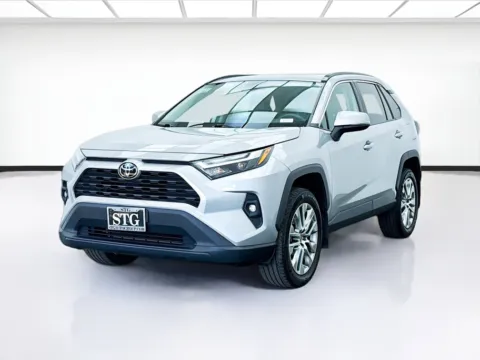Silver 2022 Toyota RAV4 XLE Premium for sale in Bellflower, CA