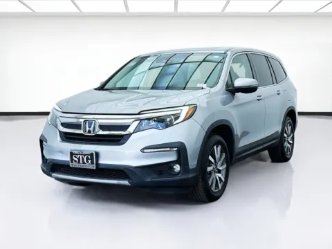 Silver 2021 Honda Pilot EX-L for sale in Bellflower, CA