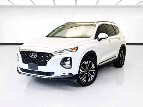 White 2019 Hyundai Santa Fe Limited for sale in Bellflower, CA