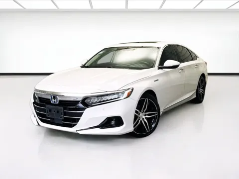 White 2021 Honda Accord Hybrid Touring for sale in Bellflower, CA