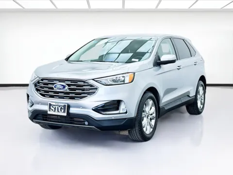 Silver 2022 Ford Edge Titanium for sale in Bellflower, CA