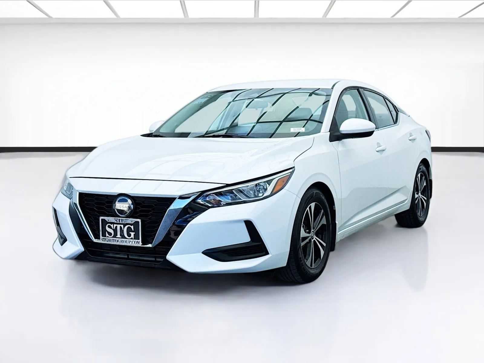 White 2021 Nissan Sentra SV for sale in Bellflower, CA