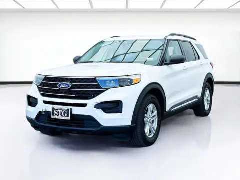 White 2021 Ford Explorer XLT for sale in Bellflower, CA
